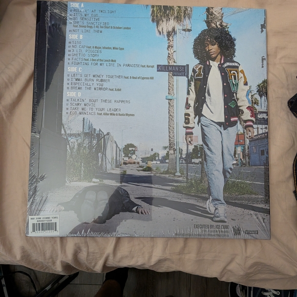 Ice Cube 'Man Down' Vinyl Record Signed - Picture 2 of 2